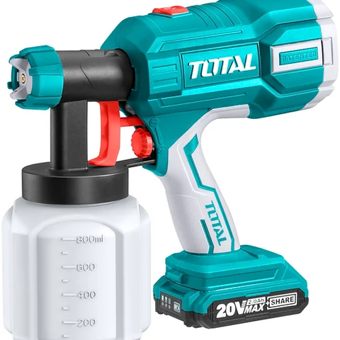 Súng Phun Sơn Dùng Pin Lithium 20V TOTAL TSGLI2001