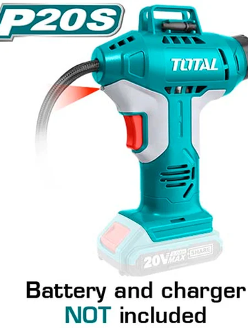 Máy bơm hơi cầm tay tự động pin Lithium 20V TOTAL TACLI2001