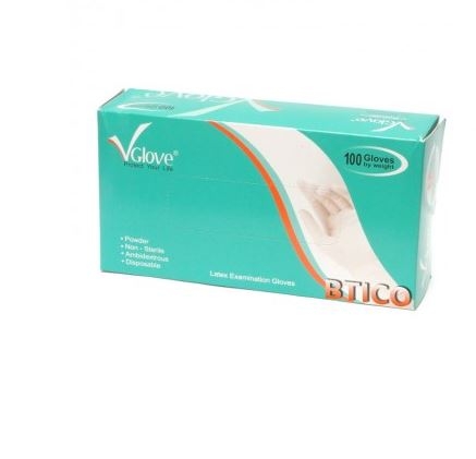 Găng tay y tế Latex có bột VGlove