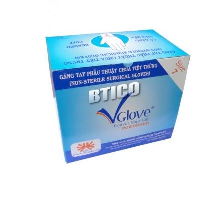 VGlove A1 - Găng tay phẫu thuật chưa tiệt trùng, có bột