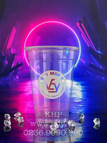 Ly Nhựa PP 700ml in logo