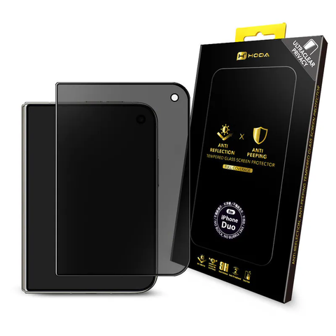 Kính cường lực Hoda 2.5D chống chói chống nhìn trộm cho iphone Duo