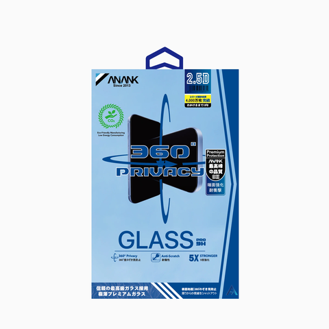 Kính cường lực ANANK 2.5D 360* PRIVACY Chống nhìn trộm cho iPhone
