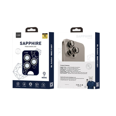 Lens URR Sapphire cho iphone 16/17/18 Series