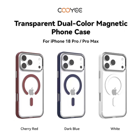 Ốp lưng Cooyee Transparent Dual Color With Magsafe iPhone 17/18 Series