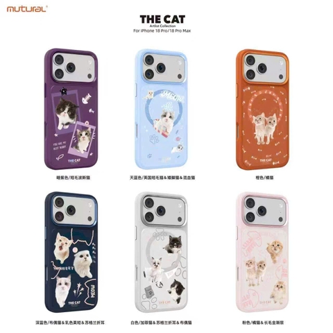 Ốp lưng iPhone 17promax/18promax Mutural The Cat