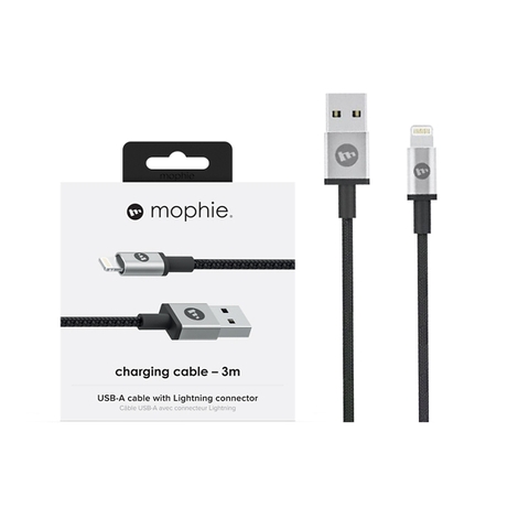 Cáp sạc Mophie MFI USB TO IP 3M