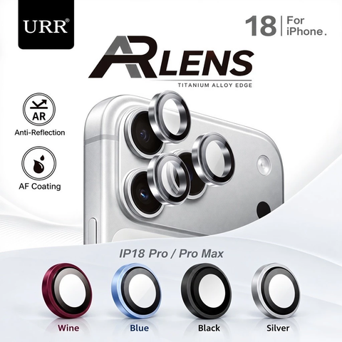 Lens camera URR AR chống trầy xước cho iphone 15/16/17/18 Series