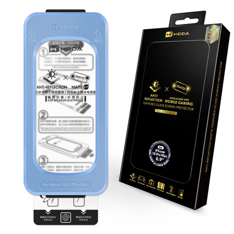【iPhone 18 Pro / 18 Pro Max】Miếng dán màn hình chống chói chống vân tay, phủ toàn màn hình (6.3