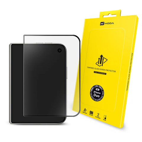 【iPhone Duo】Kính cường lực Hoda 2.5D trong suốt viền đen