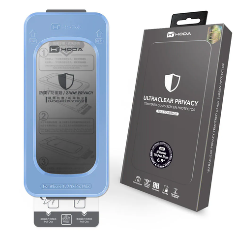 【iPhone 18 Pro / 18 Pro Max】Miếng dán màn hình kính cường lực chống nhìn trộm (bảo mật) phủ toàn màn hình (6.3