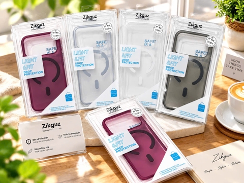 Ốp Lưng Zikguz PP MagSafe Lụa Nhám Mờ Cho iPhone 17/18 Series