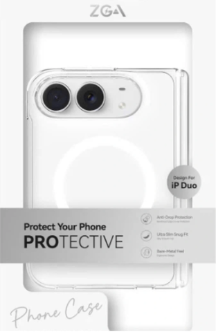 【iPhone Duo】Ốp ZGA PureView AI Trong Magsafe