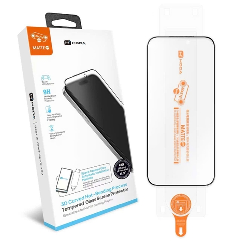 【iPhone 18 Pro / 18 Pro Max】kính cường lực 3D chống vân tay, phủ toàn màn hình (6.3