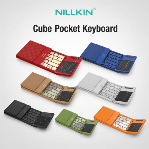 Bàn phím Bluetooth NILLKIN gấp gọn Cube Pocket với bàn di chuột