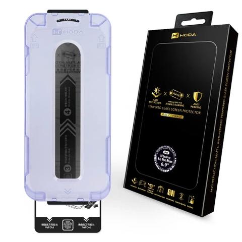 Kính 3in1 chống chói, chống trộm, chống vân tay cho iPhone 15/16 series