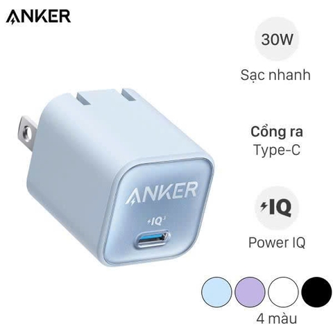 Củ Sạc Anker 511 Nano 3 30W - A2147