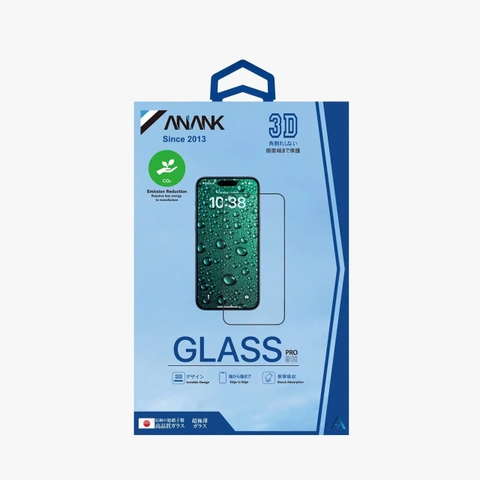 Kính Anank 3D full viền đen cho iphone 16 Series