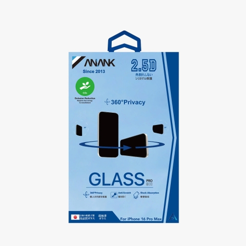 Kính Cường Lực Chống Nhìn Trộm Anank 360 Full Cho iPhone 12/13/14 Series