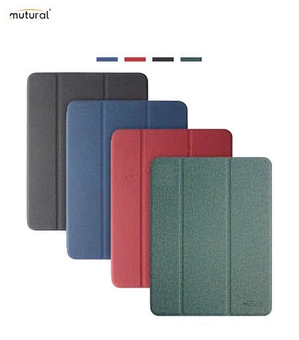 Bao Da Mutural iPad 10.2 (7/8/9th Gen) có ngăn đựng bút