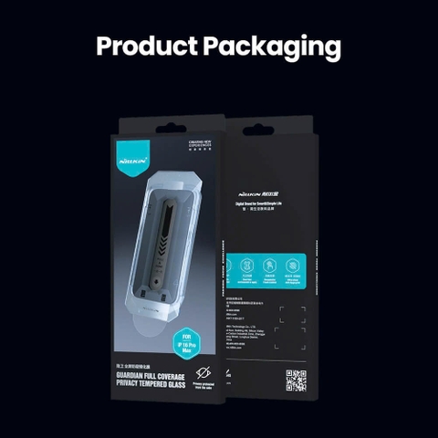 Kính cường lực Nillkin chống nhìn trộm có khung cho iphone 16 Series