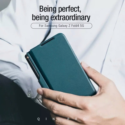 Bao da Nillkin Qin Pro cho Samsung Galaxy Z Fold5 (Fold 5 5G), W24