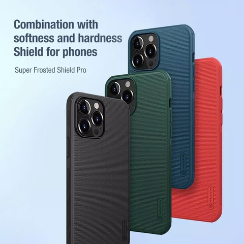 Ốp Lưng Nillkin Super Frosted Shield Pro Matte cho iPhone 15 Pro/15 Pro Max (2023)