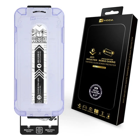 Kính 2in1 chống chói và chống vân tay cho iPhone 15/16 series