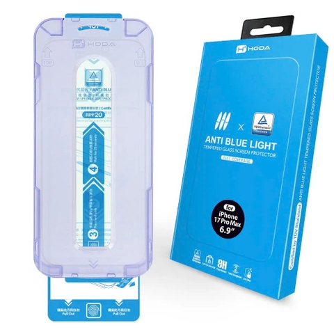 Kính 2.5D chống ánh sáng xanh+Tia UV cho iphone 17 Series