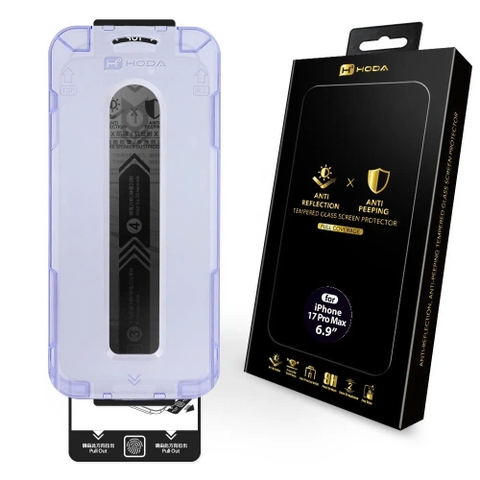 Kính 2.5D chống chói + chống nhìn trộm cho iPhone 17 series