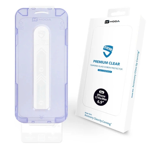 Kính 0.33mm 2.5D Corning chống trầy AGbC cho iPhone 17 series