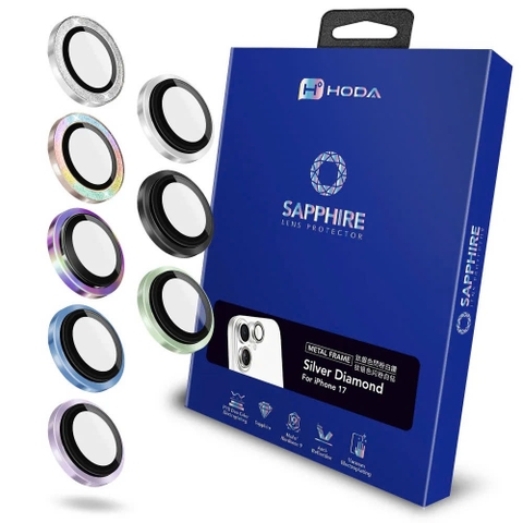 Kính Camera Sapphire cho iphone 17 (2 mắt)