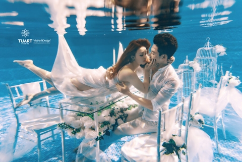 Album chụp ảnh cưới dưới nước – Concept Ant Wedding