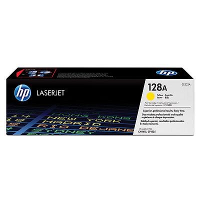 HP 128A Yellow Original LaserJet Toner Cartridge CE322A