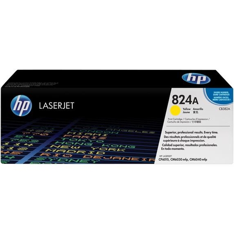 Hộp Mực Máy In  HP 824A Yellow Original LaserJet Toner Cartridge (CB382A)
