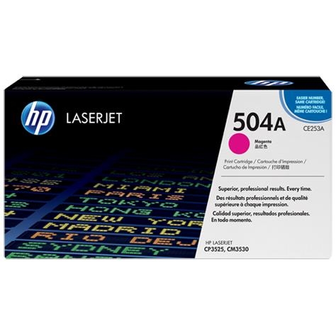 HP 504A Magenta Original LaserJet Toner Cartridge (CE253A)
