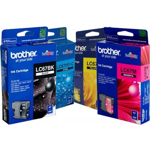 Mực in brother LC-67C/M/Y