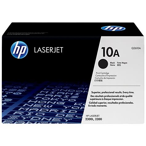 HP 10A Black Original LaserJet Toner Cartridge (Q2610A)