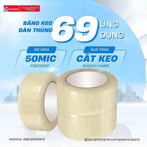 Giải Pháp Đóng Gói An Toàn Với Băng Keo Dán Thùng Chất Lượng