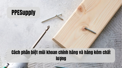 Cách phân biệt mũi khoan chính hãng và hàng kém chất lượng