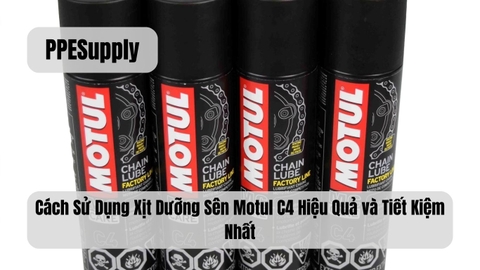 Cách Sử Dụng Xịt Dưỡng Sên Motul C4 Hiệu Quả và Tiết Kiệm Nhất