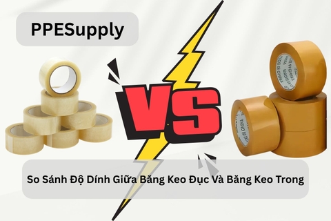 So Sánh Độ Dính Giữa Băng Keo Đục Và Băng Keo Trong