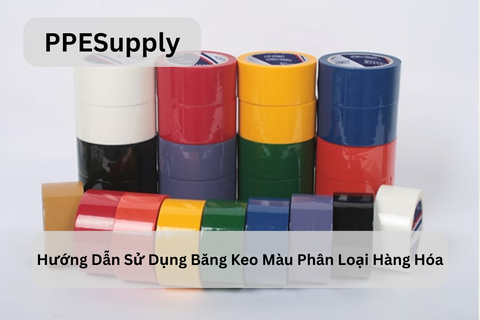 Hướng Dẫn Sử Dụng Băng Keo Màu Phân Loại Hàng Hóa