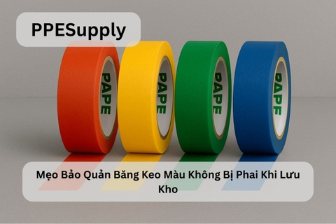 Mẹo Bảo Quản Băng Keo Màu Không Bị Phai Khi Lưu Kho