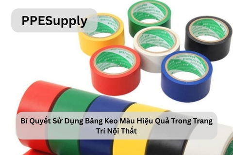 Bí Quyết Sử Dụng Băng Keo Màu Hiệu Quả Trong Trang Trí Nội Thất