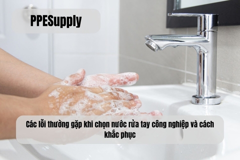Các lỗi thường gặp khi chọn nước rửa tay công nghiệp và cách khắc phục