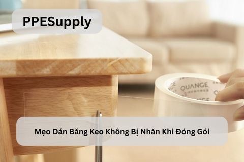 Mẹo Dán Băng Keo Không Bị Nhăn Khi Đóng Gói