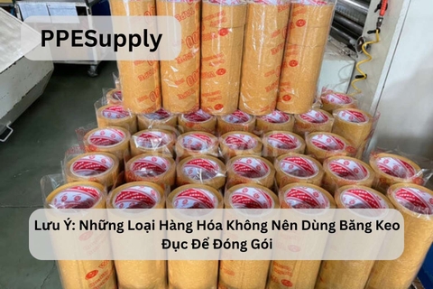Lưu Ý: Những Loại Hàng Hóa Không Nên Dùng Băng Keo Đục Để Đóng Gói