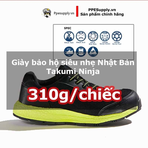 Giày bảo hộ siêu nhẹ Nhật Bản Takumi Ninja tại Hồ Chí Minh