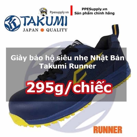 Giày bảo hộ siêu nhẹ Nhật Bản Takumi Runner tại Hồ Chí Minh